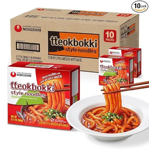 Moduba농심 떡볶이맛 라면 10개입