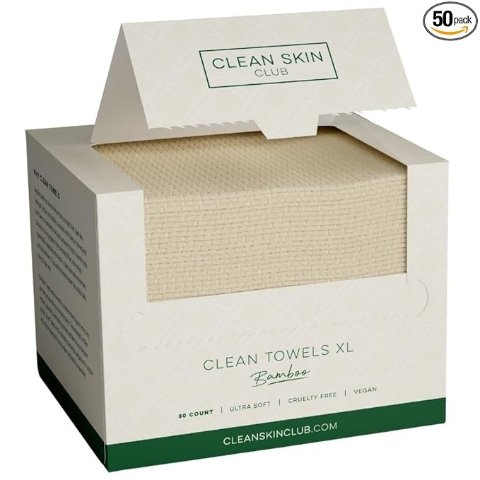 Moduba20% 할인 쿠폰을 클립하세요. 대나무 비스코스 클린 타월 XL USDA 바이오베이스드 페이스 타월 50매 1팩