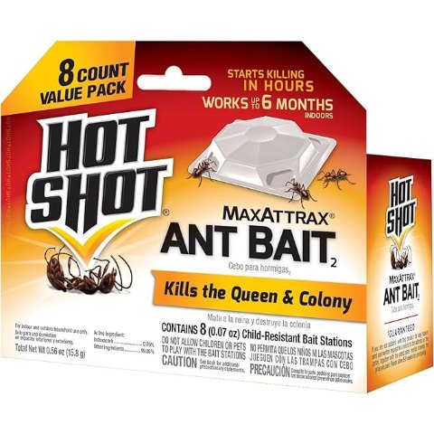 ModubaHot Shot MaxAttrax 개미 베이트 (8개입)