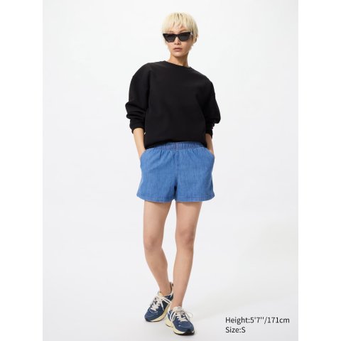 Moduba코튼 이지 쇼츠 | 데님