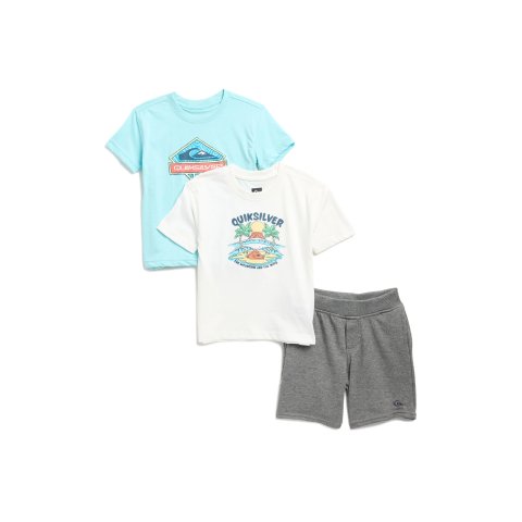 ModubaQuiksilver 3팩 티셔츠 쇼츠 세트