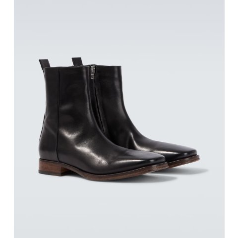 ModubaAcne Studios 베베 레더 앵클부츠