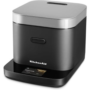 ModubaKitchenAid 컴팩트 8컵(1.9L) 곡물·밥솥 블랙 매트