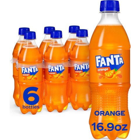 ModubaFanta 오렌지 탄산음료 16.9oz 6팩