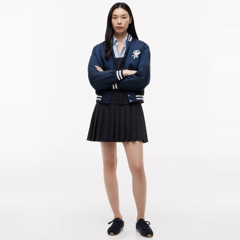Moduba스쿱넥 미니 원피스