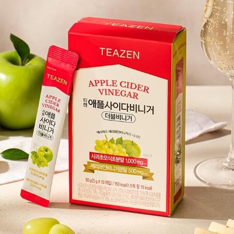 Moduba더블 애플사이다비니거 분말 스틱 애플&청포도맛