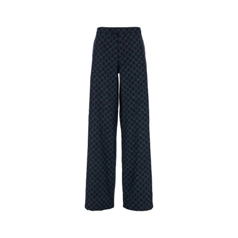 ModubaGG 데님 자카드 팬츠