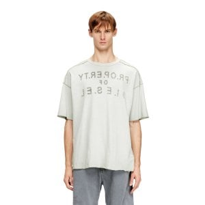 Moduba레터링 프린트 코튼 루즈핏 티셔츠