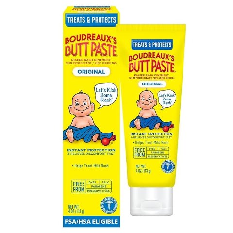 ModubaBoudreaux s 버트 페이스트 오리지널 기저귀 발진 크림 4oz