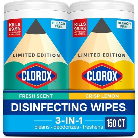 ModubaClorox 소독 물티슈 백투스쿨 버라이어티팩 75매