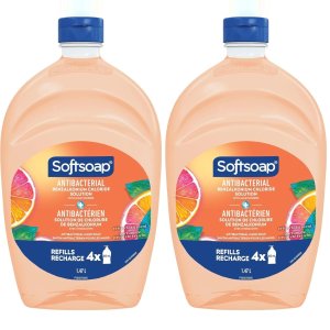 Softsoap 항균 핸드솝 리필 크리스프 클린향 50oz 2팩