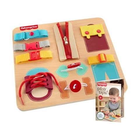 ModubaFisher-Price 우드 몬테소리 옷 입기 학습 보드