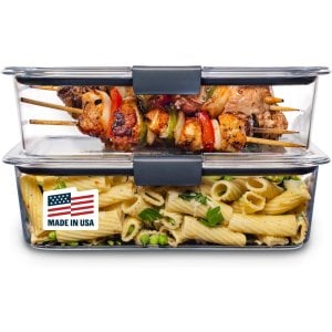 Rubbermaid BPA-프리 브릴리언스 9.6컵 밀폐용기 2개
