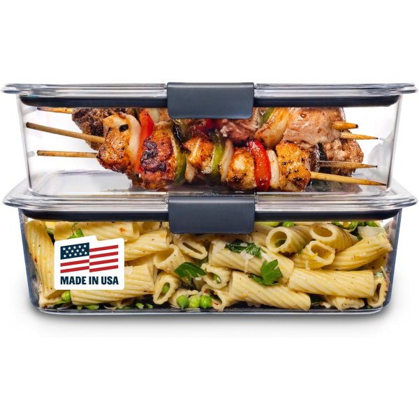 Rubbermaid BPA-프리 브릴리언스 9.6컵 밀폐용기 2개