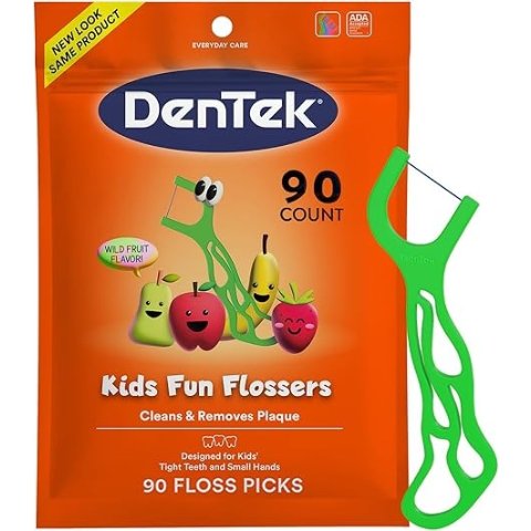 ModubaDenTek 와일드 프루트 키즈 치실 픽 90개입