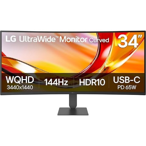 Moduba울트라와이드 34인치 QHD 커브드 모니터 144Hz 