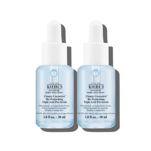 Moduba클리어리 코렉티브™ 데일리 리텍스처라이징 트리플 애시드 필 세럼 30ml 듀오