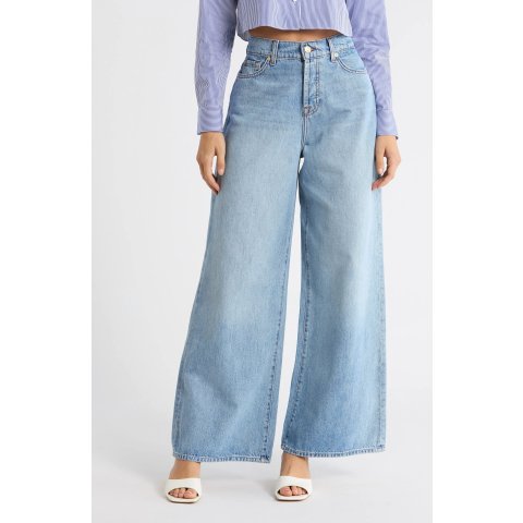 Moduba7 For All Mankind 조이 와이드 데님 팬츠