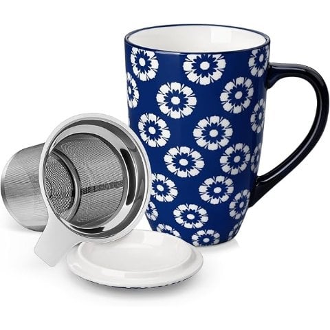 Modubavancasso SELENE 도자기 티 머그컵 18oz
