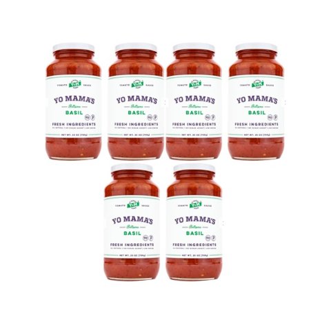 ModubaYo Mama s 토마토 바질 소스 6팩