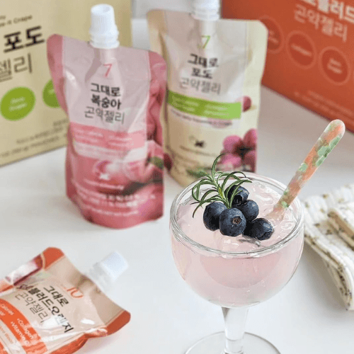 K FOOD 그대로 복숭아 곤약젤리 10팩