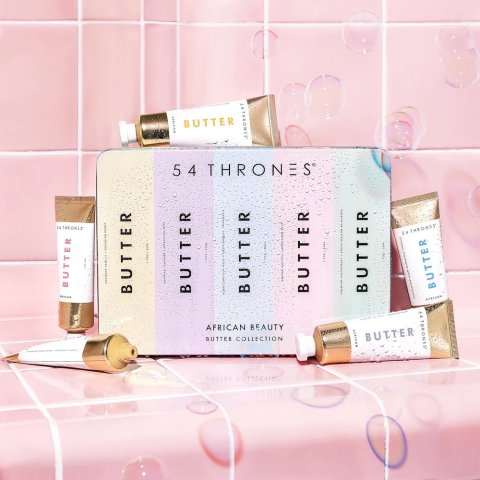 Moduba$120 상당 세트54 Thrones 아프리칸 뷰티 버터 컬렉션 디럭스 틴 세트