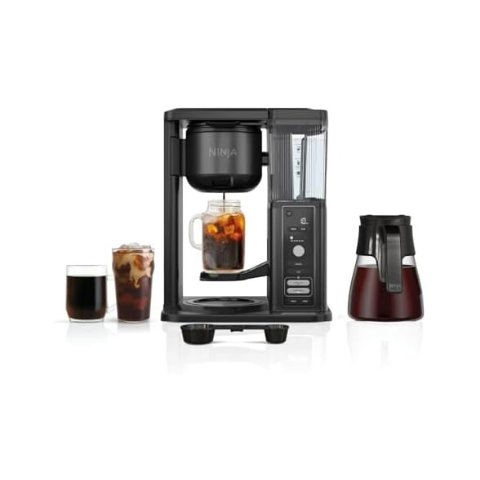 ModubaNinja CM371 핫 & 아이스 XL 커피메이커 래피드 콜드브루 블랙 리퍼브 (스크래치 & 덴트)