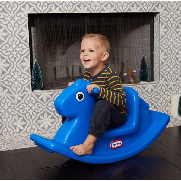 Little Tikes 파란 흔들목마