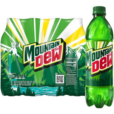 Moduba다이어트 마운틴 듀 시트러스 탄산음료 500ml 12병