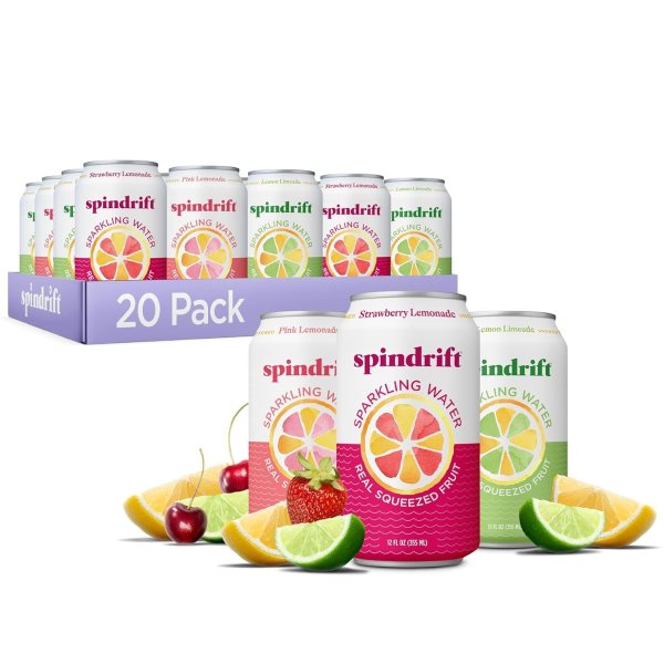 Spindrift 레모네이드 버라이어티 20팩