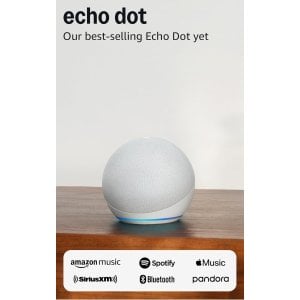 ModubaEcho Dot 알렉사 스마트 스피커 글레이셔 화이트
