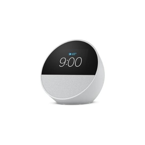 ModubaAmazon Echo Spot (2024) 스마트 알람시계 (Like-New, 전원 어댑터 미포함)