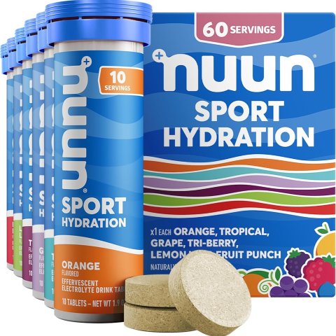 Nuun Sport 수분 보충 전해질 발포정 6종 세트