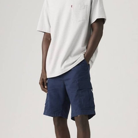 ModubaCarrier 카고 경량 9인치 남성 반바지 블루