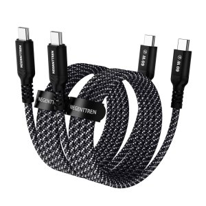 NEGENTTREN USB-C to USB-C 고속 충전 케이블 2팩