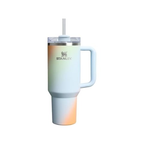 ModubaStanley 퀜처 H2.0 핸들 텀블러 40oz 선라이즈 스파이럴