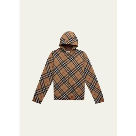 ModubaBoy’s Jimmy 체크 프린트 후디 3-14세