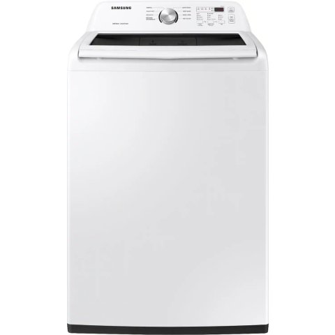 ModubaSamsung 4.5 Cu.Ft 고효율 탑로드 세탁기 Vibration Reduction Technology+ 화이트 WA45T3200AW