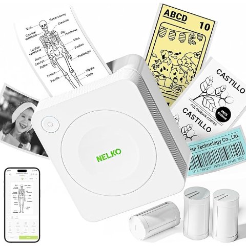 ModubaPM230 프린트팟 미니 블루투스 스티커 프린터 화이트
