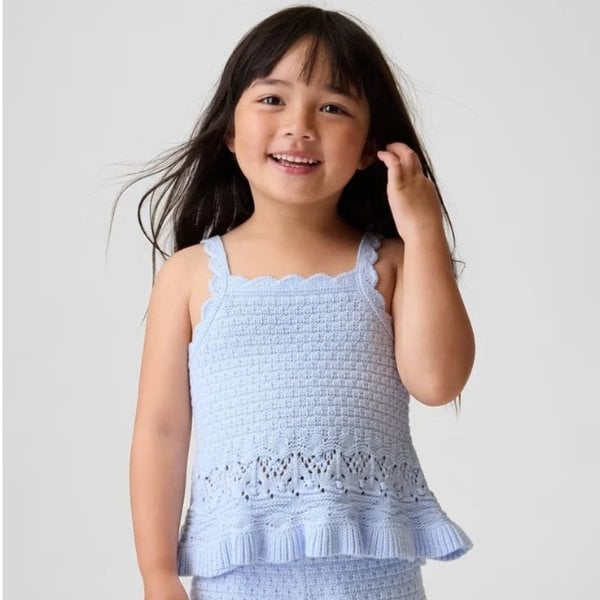 스모크 페플럼 탑 $12.60GAP 아동 전체 최대 70% 할인 + 추가 10% 할인 혜택