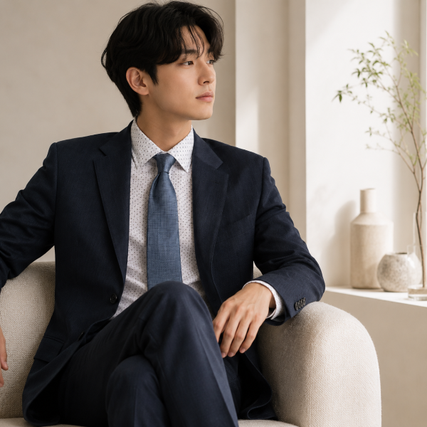 헤스톤 슬림핏 텍스처드 스트레치 울 수트 $649.33BOSS 오피스웨어 최대 50% 할인