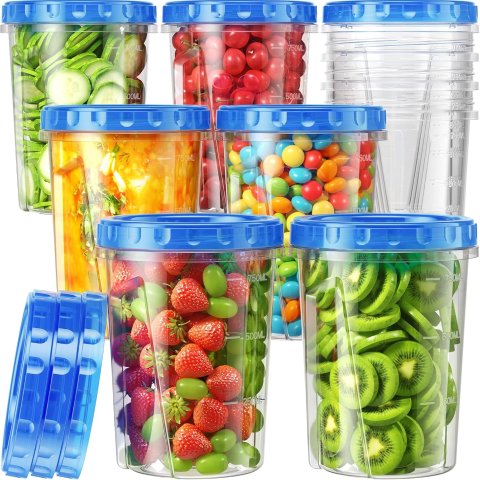 Moduba냉동 보관용 밀폐용기 33oz 10개입