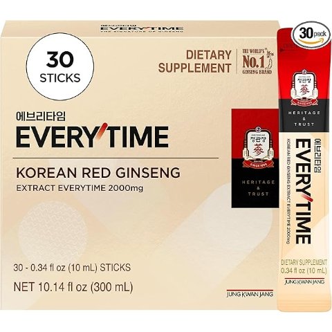 Moduba정관장 에브리타임 홍삼 추출 스틱 시그니처 2000mg 30포