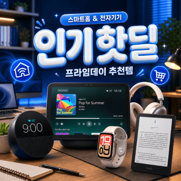 매일 쓰는 인기템 🏠⚡2026 프라임데이 스마트홈 필수템·전자기기 특가