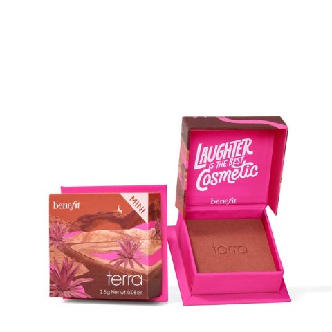 ModubaTerra 골든 브릭 레드 블러셔 트래블 미니
