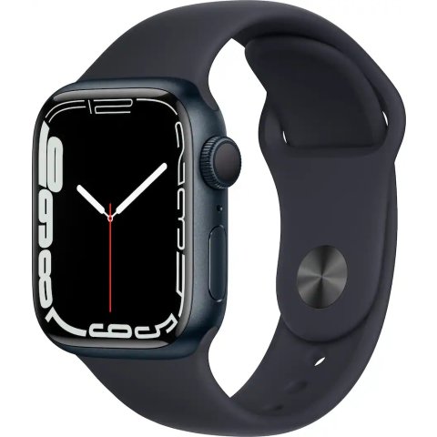 ModubaGeek Squad 인증 리퍼 Watch Series 7 GPS 41mm 알루미늄 미드나이트 스포츠 밴드 TI-GSRF MKMX3LL/A