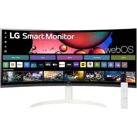 Moduba스마트모니터 34인치 QHD 커브드 webOS 모니터