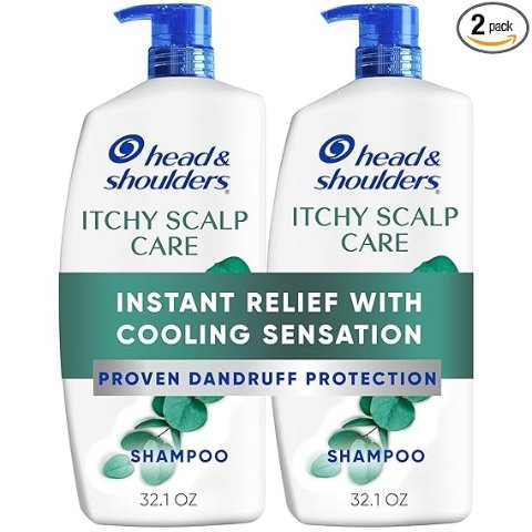 ModubaHead & Shoulders 유칼립투스 가려운 두피 케어 2in1 트윈팩 비듬 케어 32.1 fl oz 각