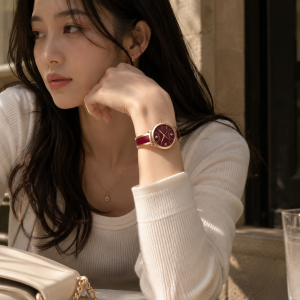 실버 다이얼 여성용 시계 $109.99