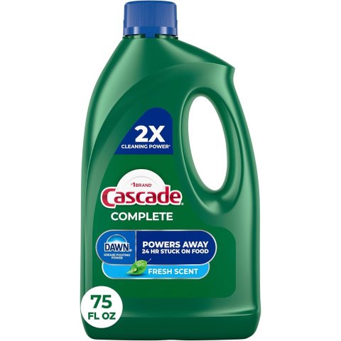 ModubaCascade 컴플리트 식기세척기 액상 세제 프레시향 75oz